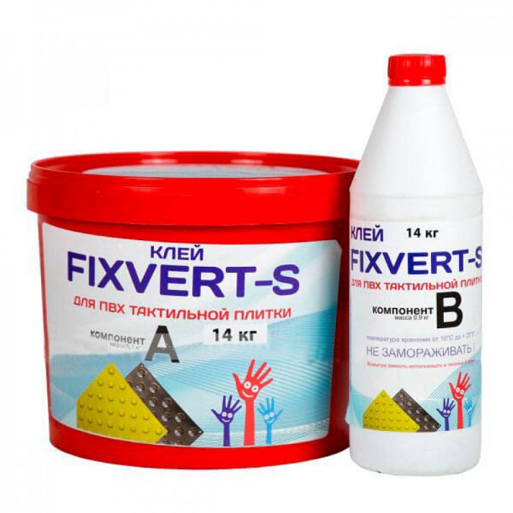Клей двухкомпонентный FIXVERT-S 14 кг,
